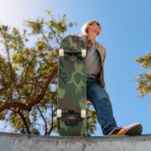 Militair Groen Camouflage Persoonlijk Skateboard