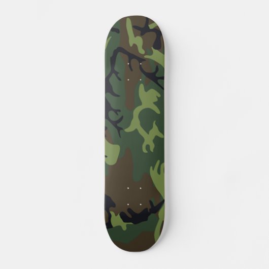 Militair Groen Camouflage Persoonlijk Skateboard (Voorkant)