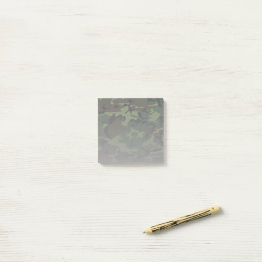 Militair Groen Camouflage Post-it® Notes (Op bureau)