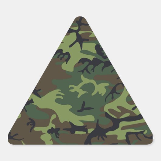 Militair Groen Camouflage Sticker (Voorkant)
