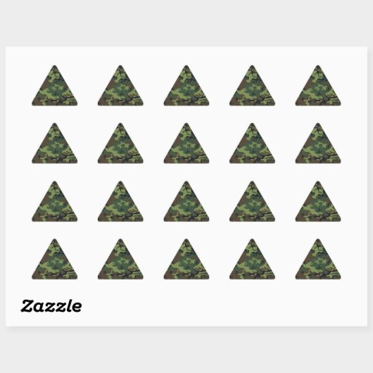 Militair Groen Camouflage Sticker (Vel)