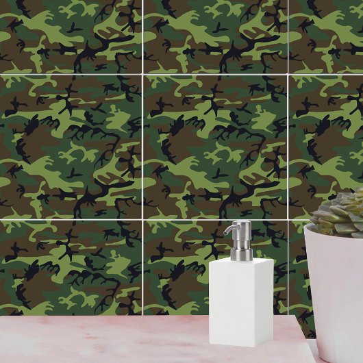 Militair Groen Camouflage Tegeltje