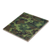 Militair Groen Camouflage Tegeltje (Zijkant)