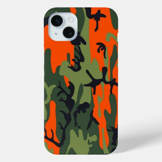 Militair Groen Sinaasappel Camouflage Como Legerpr Case-Mate iPhone Case (Achterkant)
