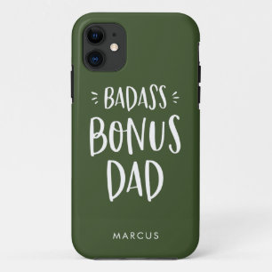 Militair Groene Bonus Pap Stepfather gepersonalise Case-Mate iPhone Case