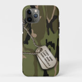 Militair Groene Camo w/Dog Label Case-Mate iPhone Case (Achterkant)