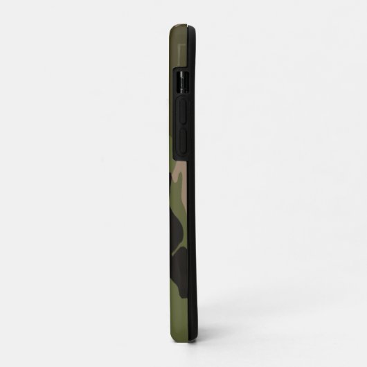 Militair Groene Camo w/Dog Label Case-Mate iPhone Case (Achterkant/links)