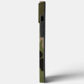 Militair Groene Camo w/Dog Label Case-Mate iPhone Case (Achterkant / Links)