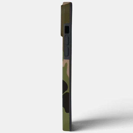 Militair Groene Camo w/Dog Label Case-Mate iPhone Case (Achterkant / Links)