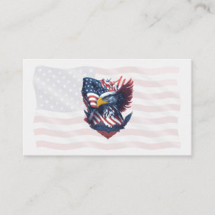 Militair & Handhavingsprofessional Eagle-vlag Visitekaartje
