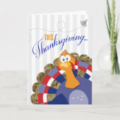 Militair Happy Thanksgiving Turkije Luchtmacht Cam Kaart (Voorkant)