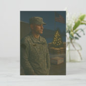 Militair Herdenkingsfeest Kerstkaart (Staand voorkant)