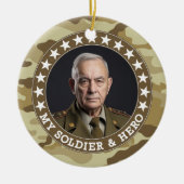 Militair herkoepelvormig ontwerp voor camouflage keramisch ornament (Voorkant)