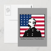 Militair Hero - J.L. Chamberlain Briefkaart (Voorkant / Achterkant)