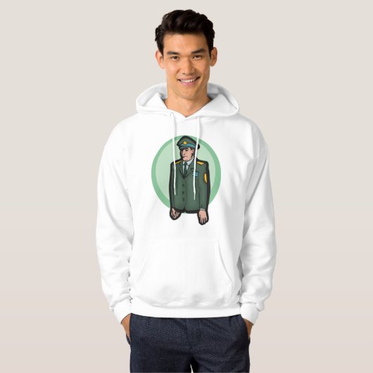 militair hoodie (Voorkant volledig)