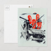  militair hotdog Briefkaart (Voorkant / Achterkant)