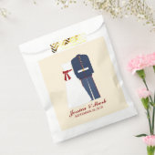 Militair huwelijk bedankzakje (Gezegeld)