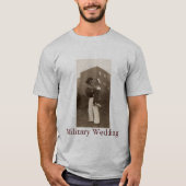 Militair huwelijk t-shirt (Voorkant)