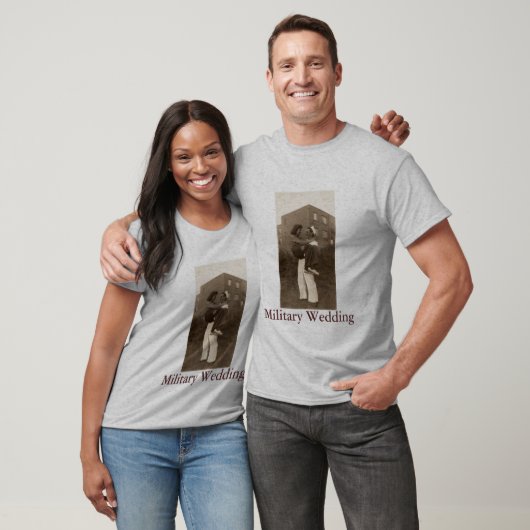 Militair huwelijk t-shirt (Unisex)