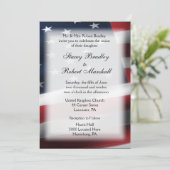 Militair Huwelijksthema Huwelijksuitnodigingen 5"x Kaart (Staand voorkant)