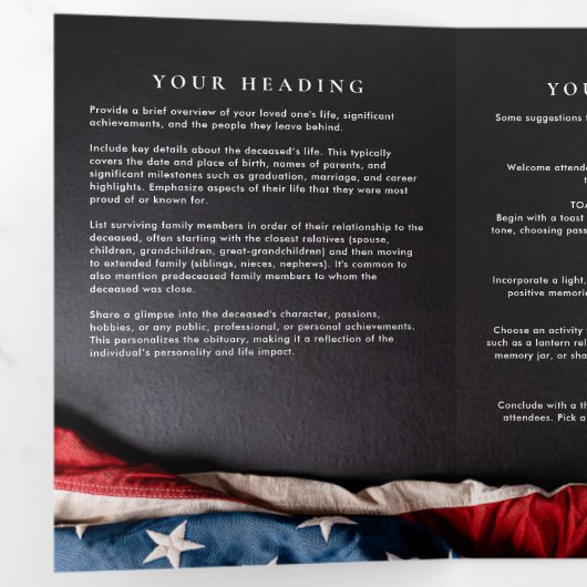 Militair in liefdevolle herinnering Modern 5-foto Drieluik Programma (Binnenzijde eerst)