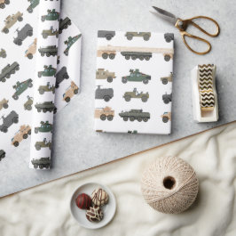 Militair Inpakpapier, Tanks Cadeaupapier