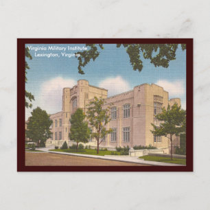 Militair Instituut van Vintage Virginia Briefkaart