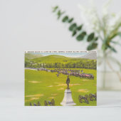 Militair Instituut van Vintage Virginia Briefkaart (Staand voorkant)