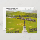 Militair Instituut van Vintage Virginia Briefkaart (Voorkant / Achterkant)