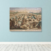 Militair kamp, c.1780 canvas afdruk (Insitu (Houten vloer))