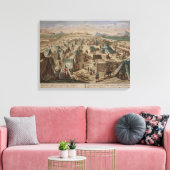 Militair kamp, c.1780 canvas afdruk (Insitu (Woonkamer))
