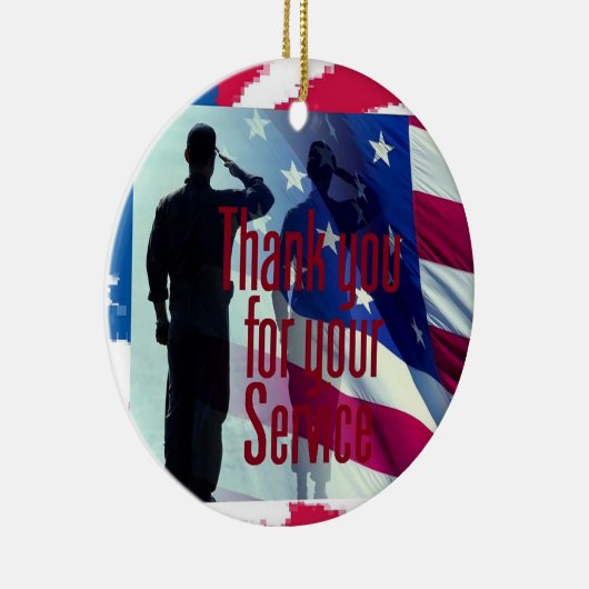 MILITAIR KERAMISCH ORNAMENT (Rechts)