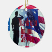 MILITAIR KERAMISCH ORNAMENT (Links)