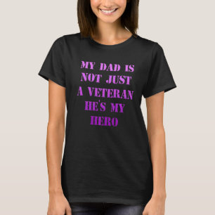 Militair Kind Maand Paarse Omhoog Terug 1 T-shirt