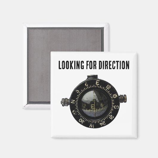 Militair kompas navigatie avontuur magneet (Voorkant / Achterkant)