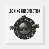 Militair kompas navigatie avontuur magneet (Voorkant)