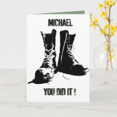 Militair Laarzen | Uitrukparade Kaart (Gele Bloem)