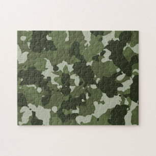 Militair leger van de Groene Camouflage Legpuzzel