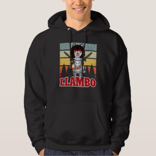Militair Llama Commando Hilarious Cadeau Llambo Hoodie