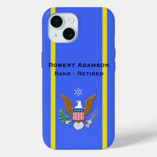 Militair luchtmacht defensie embleem personalisere iPhone 15 case