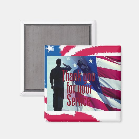 MILITAIR MAGNEET (Voorkant / Achterkant)