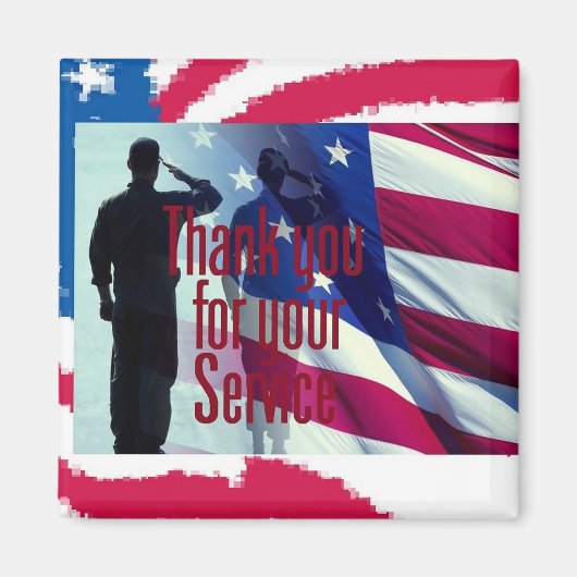 MILITAIR MAGNEET (Voorkant)