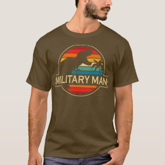 Militair Man Dinosaur T-shirt