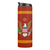 Militair marinekorps Defense embleem personalisere Thermosbeker (Geroteerd rechts)