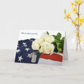 Militair medeleven kaart (Gele Bloem)