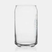 militair meisje bewerkbare tekst blikvorm glas (Rechts)