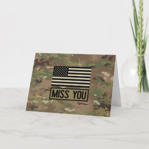Militair - Miss You Kaart