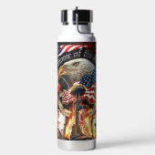 Militair Monogramed Huis van de Vrije Waterfles (Links)