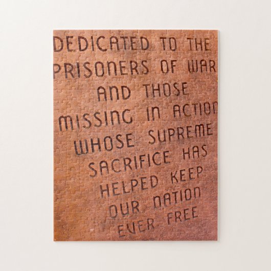 Militair monument in New Mexico. Jigzaag Puzzle Legpuzzel (Verticaal)