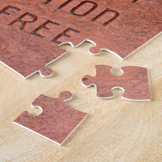 Militair monument in New Mexico. Legpuzzel (Zijkant)